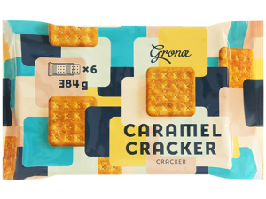 Bánh Grona Caramel Cracker Ukraine 384gs