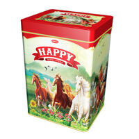 Bánh hỗn hợp hộp thiếc Happy Mã Đáo Thành Công 600g