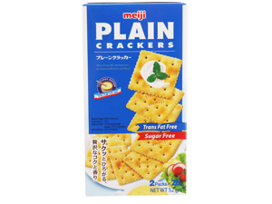 Bánh lạt Meiji Plain Crackers 52g - dành cho người ăn kiêng