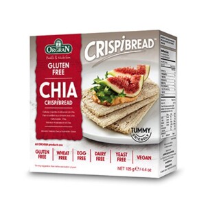 Bánh mì khô với hạt chia hiệu Orgran 125g