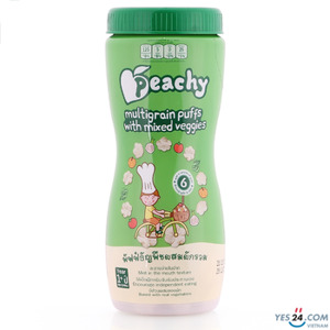 Bánh ngũ cốc rau củ thập cẩm Peachy 40g