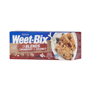 Bánh ngũ cốc vị nam việt quất và dừa weet - bix 450g