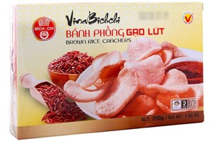 Bánh phồng gạo lứt Bích Chi - hộp 200g