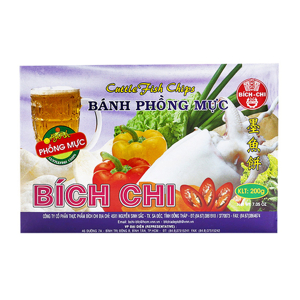 Bánh phồng mực Bích Chi hộp 200g