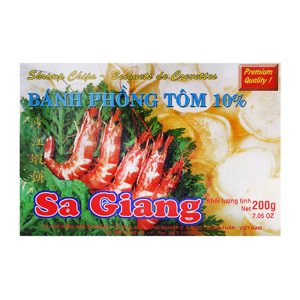 Bánh phồng tôm 10% Sa Giang hộp 200g