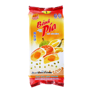 Bánh pía đậu - sầu riêng Tân Huê Viên gói 280g