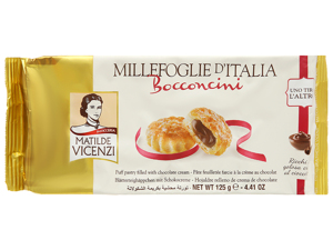 Bánh Puff Pastry nhân kem Matilde Vicenzi Bocconcini - gói 125g