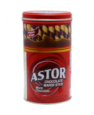 Bánh quế Astor hộp thiếc 330gr