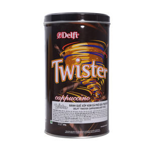 Bánh quế xốp café sữa Twister hộp 320g