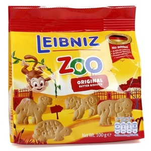 Bánh quy bơ Bahlsen Leibniz Zoo Oryginalne - 100g