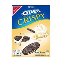 Bánh quy giòn nhân kem vani Nabisco Oreo Crispy 154g