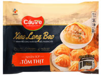 Bánh tiểu long nhân súp tôm thịt Cầu Tre khay 300g