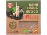 Bánh tráng hữu cơ 22cm Bích Chi hộp 200g