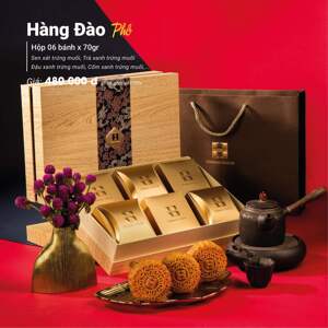 Bánh trung thu Madam Hương - Hàng Đào Phố (hộp 4 bánh x 150gr)