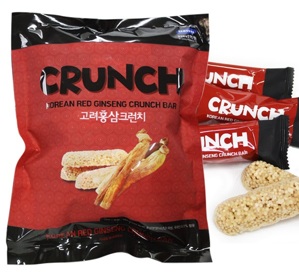 Bánh xốp giòn hồng sâm Daedong Crunch Korea Red Ginseng Crunch Bar - 180 g