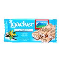 Bánh xốp hương vani Loacker gói 45g