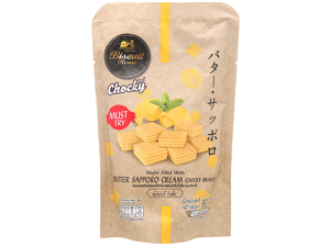 Bánh xốp kem bơ Sapporo Chocky gói 80g