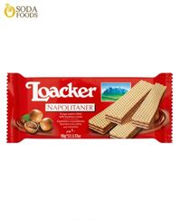 Bánh xốp kem hạt dẻ hiệu Loacker gói 90gr