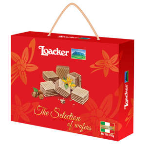 Bánh xốp Loacker Italian Wafer Selection 235g