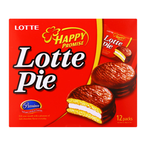 Bánh xốp Lotte Pie hộp 360g (12 bánh)