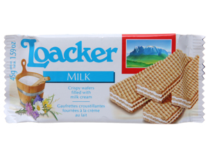 Bánh xốp nhân kem Loacker Classic gói 45g