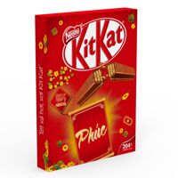 Bánh xốp phủ socola kitkat gói 204g-12 thanh x 17g