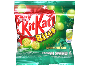 Bánh xốp phủ trà xanh KitKat Bites gói 30g