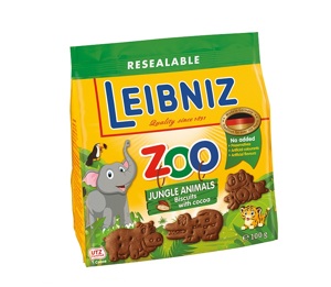 Bánh Zoo Cocoa Jungle Animals 100g