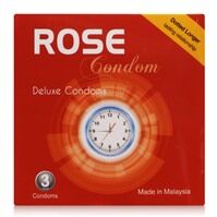 Bao cao su có hạt Rose Condom Dotted Longer 12 chiếc