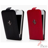 Bao da iPhone 5 Ferrari Flapcase Grain Leather