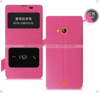 Bao da Nokia Lumia 730 hiệu Pudini (Goldsand series)