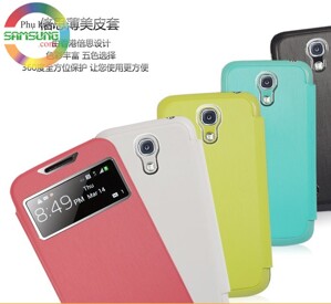 Bao da S-view cover cho Samsung Galaxy S4 mini i9190 hiệu Baseus