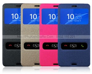 Bao da Sony Xperia E3 hiệu Pudini (Goldsand series)