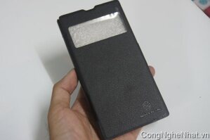 Bao da Sony Xperia Z1 (SO-01F) hiệu NillKin S-view Leather case