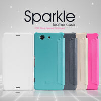 Bao da Sony Xperia Z3 compact Sparkle Leather hiệu Nillkin