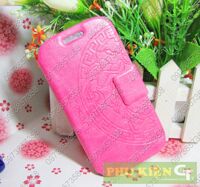 Bao da vân bóng hình VERSACE cho Samsung Galaxy Win i8552