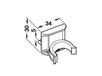 Bas kẹp Hafele  637.45.915