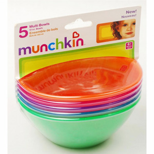 Bộ 5 bát nhựa Munchkin 10265