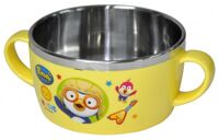 Bát Inox Pororo có tay cầm loại to