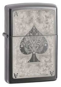 Bật lửa Zippo Ace Filigree Black Ice