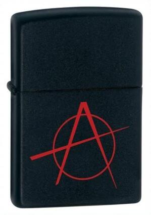 Bật lửa zippo Anarchy Black Matte