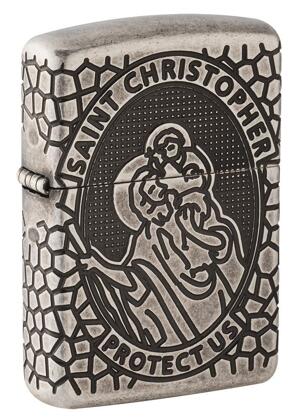 Bật lửa Zippo Armor St. Christopher Medal Design