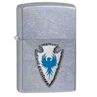 Bật lửa Zippo Arrowhead Emblem Street Chrome