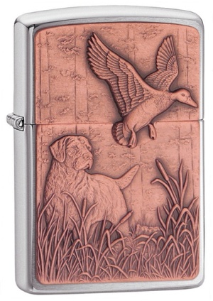 Bật lửa Zippo Bird Dog Copper Emblem