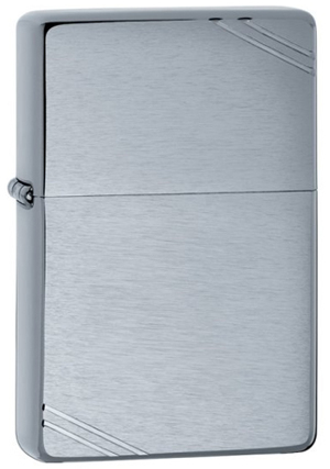 Bật lửa Zippo Brushed Chrome Vintage with Slashes