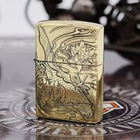 Bật lửa Zippo Cá Chép Ao Sen ZP-CC3