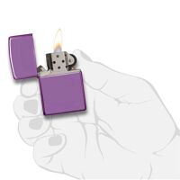 Bật lửa Zippo Classic High Polish Purple 24747