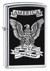 Bật lửa Zippo Eagle High Polish Chrome