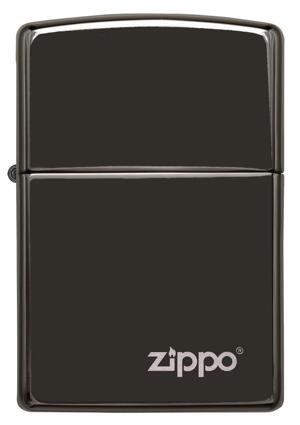 Bật Lửa Zippo Ebony with Zippo Logo 24756ZL