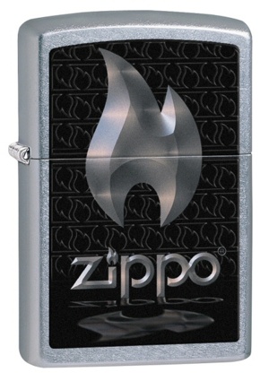 Bật lửa Zippo Flame Street Chrome